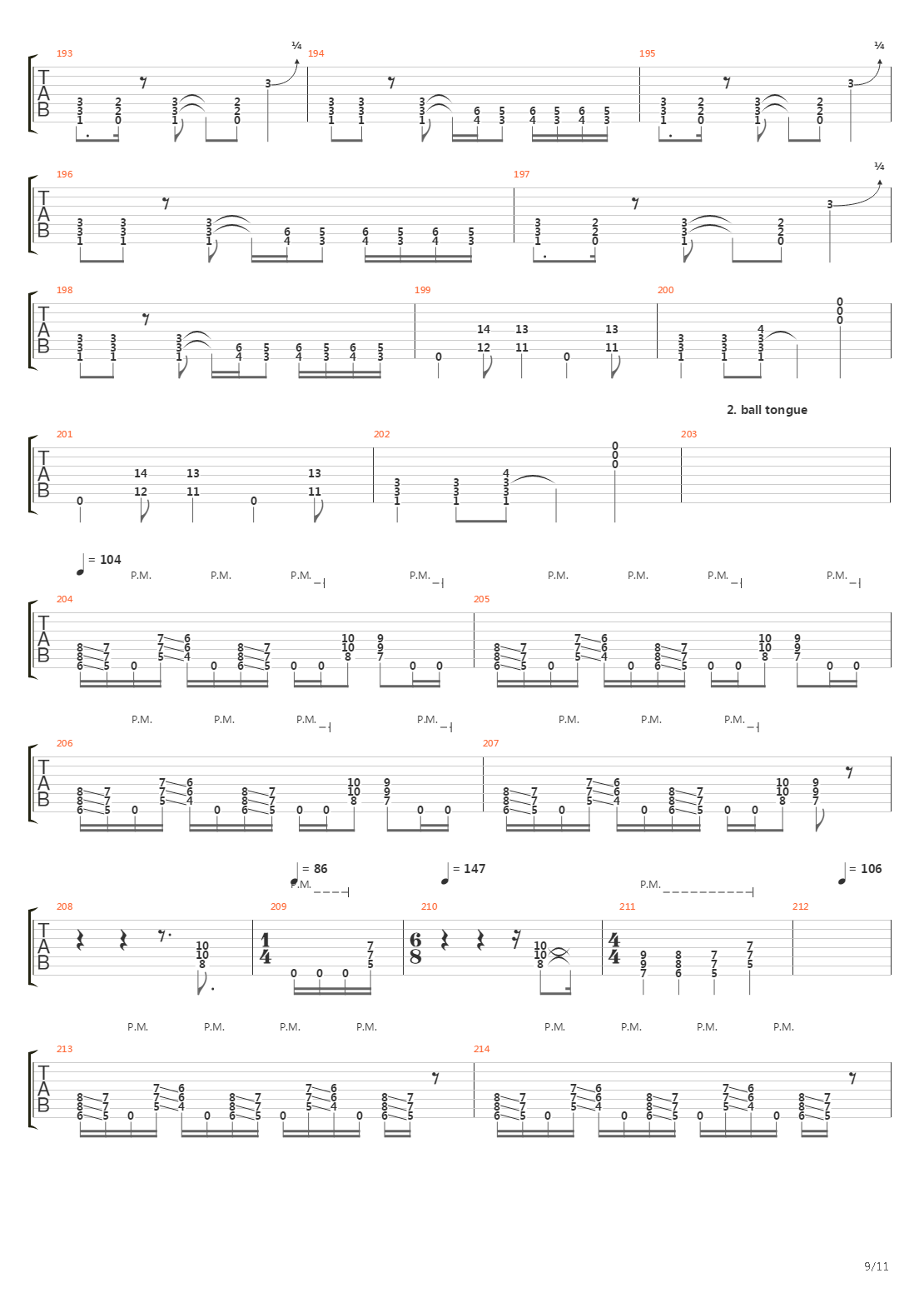 Top 20 Riffs (by Vladimir Chamber)吉他谱