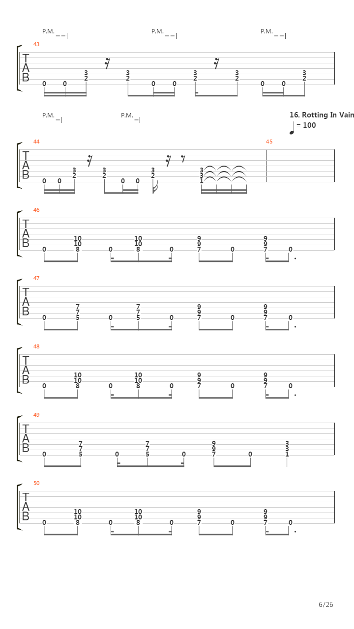 Top 20 Riffs (by Vladimir Chamber)吉他谱