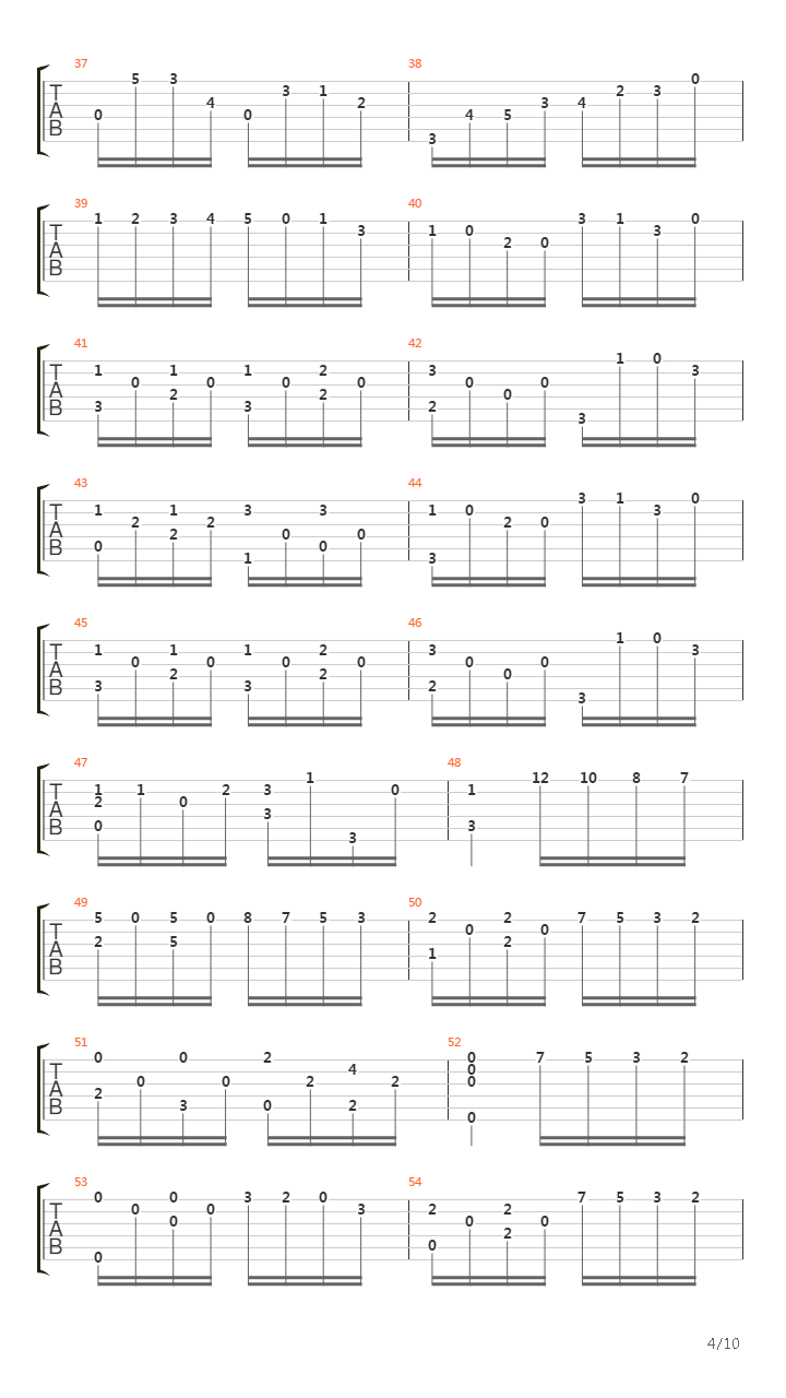 Opus 1 No 1吉他谱