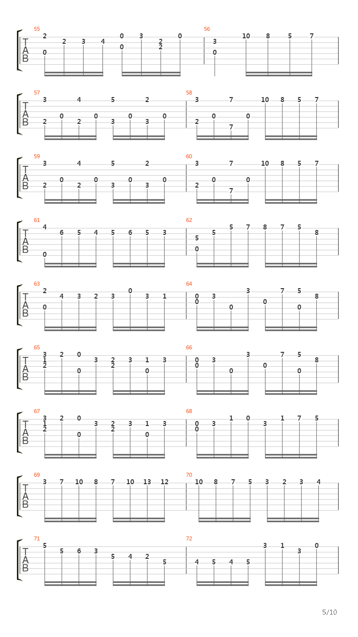 Opus 1 No 1吉他谱