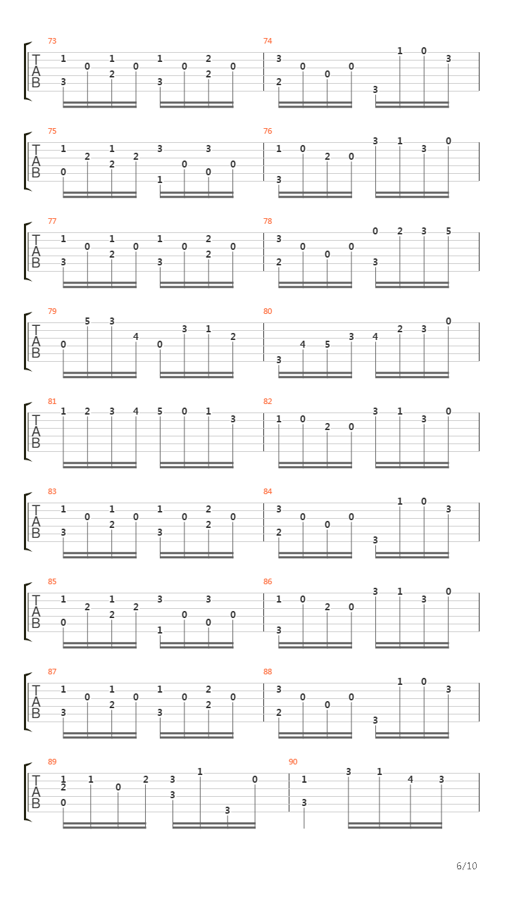 Opus 1 No 1吉他谱