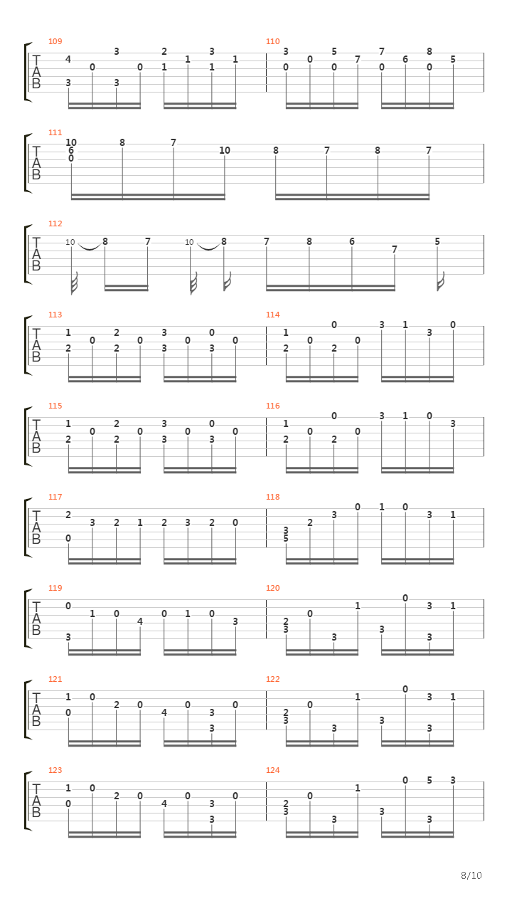 Opus 1 No 1吉他谱