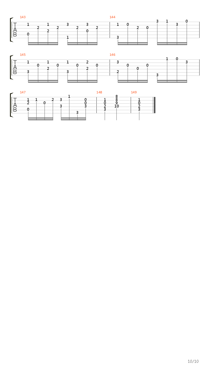 Opus 1 No 1吉他谱