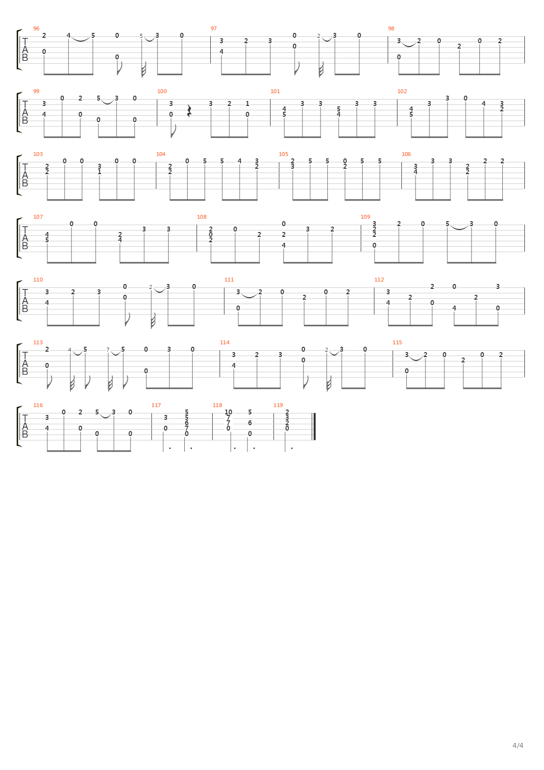 Opus 1 No 2吉他谱