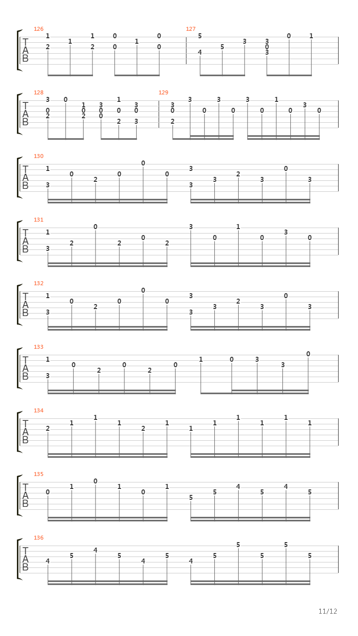 Opus 2 No 1吉他谱