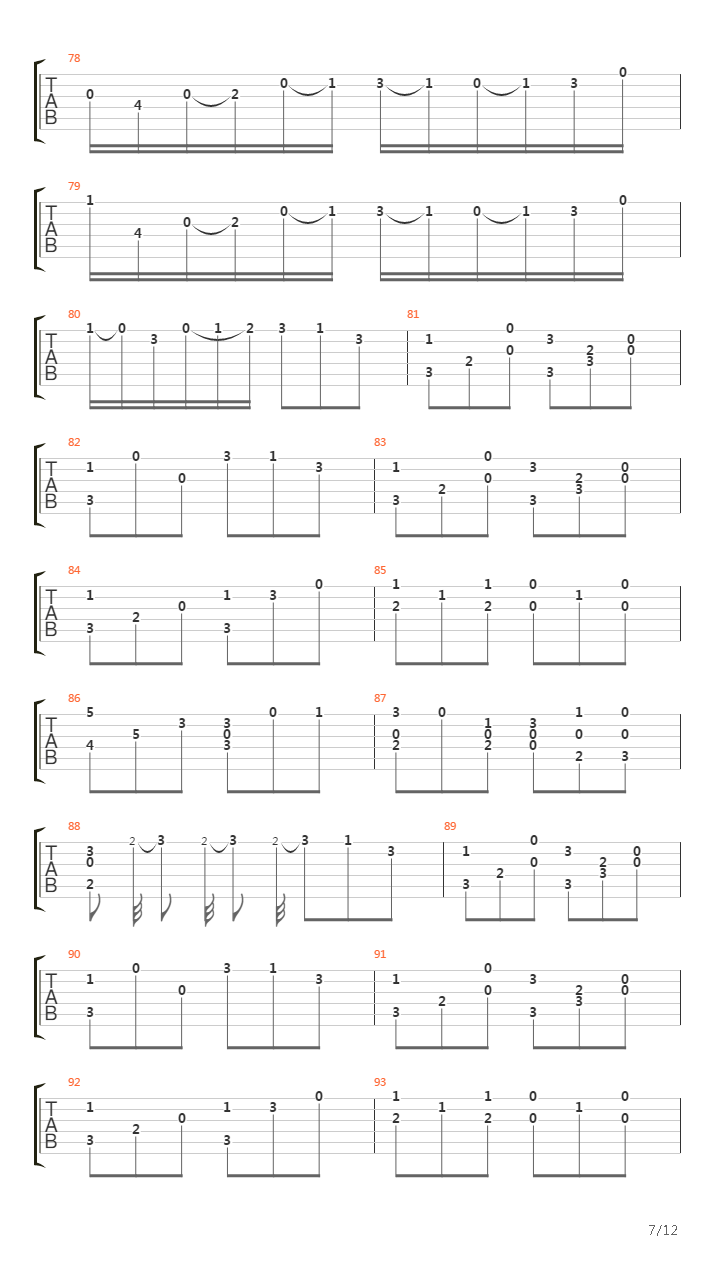 Opus 2 No 1吉他谱