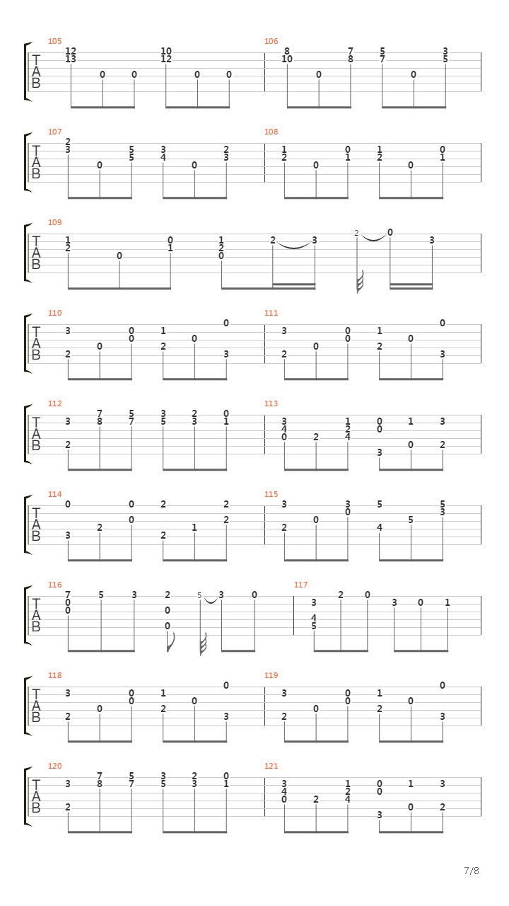 Opus 2 No 2吉他谱