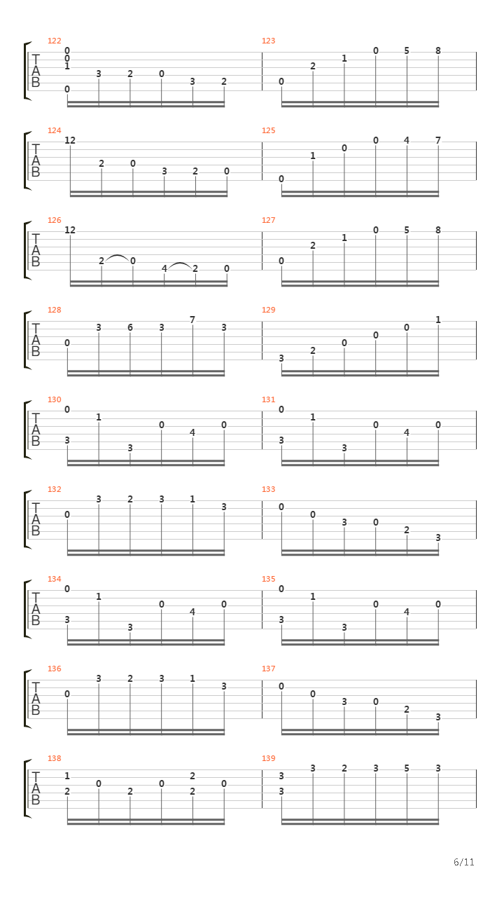 Opus 2 No 3吉他谱