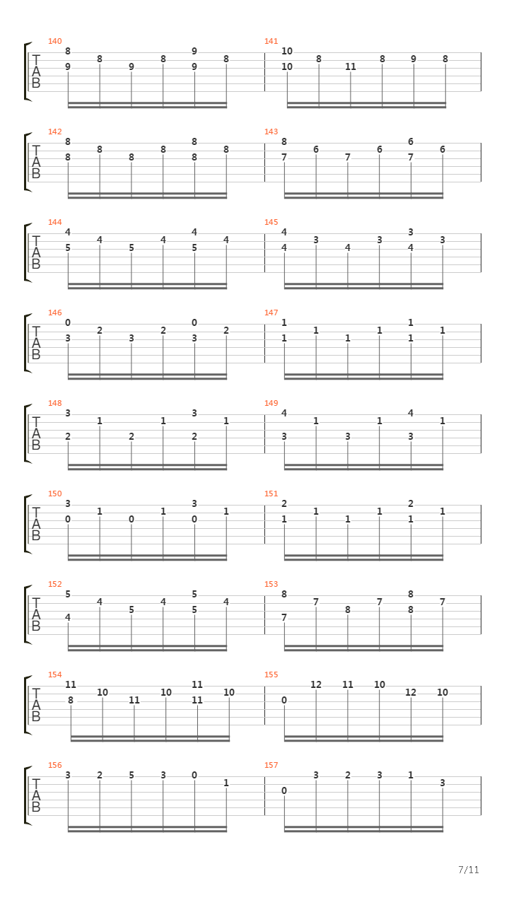 Opus 2 No 3吉他谱