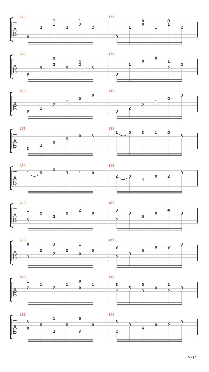 Opus 2 No 3吉他谱