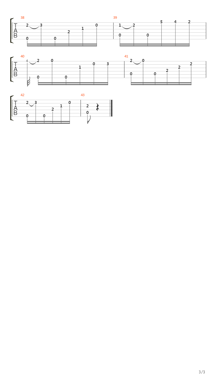 Opus 23 No 1吉他谱