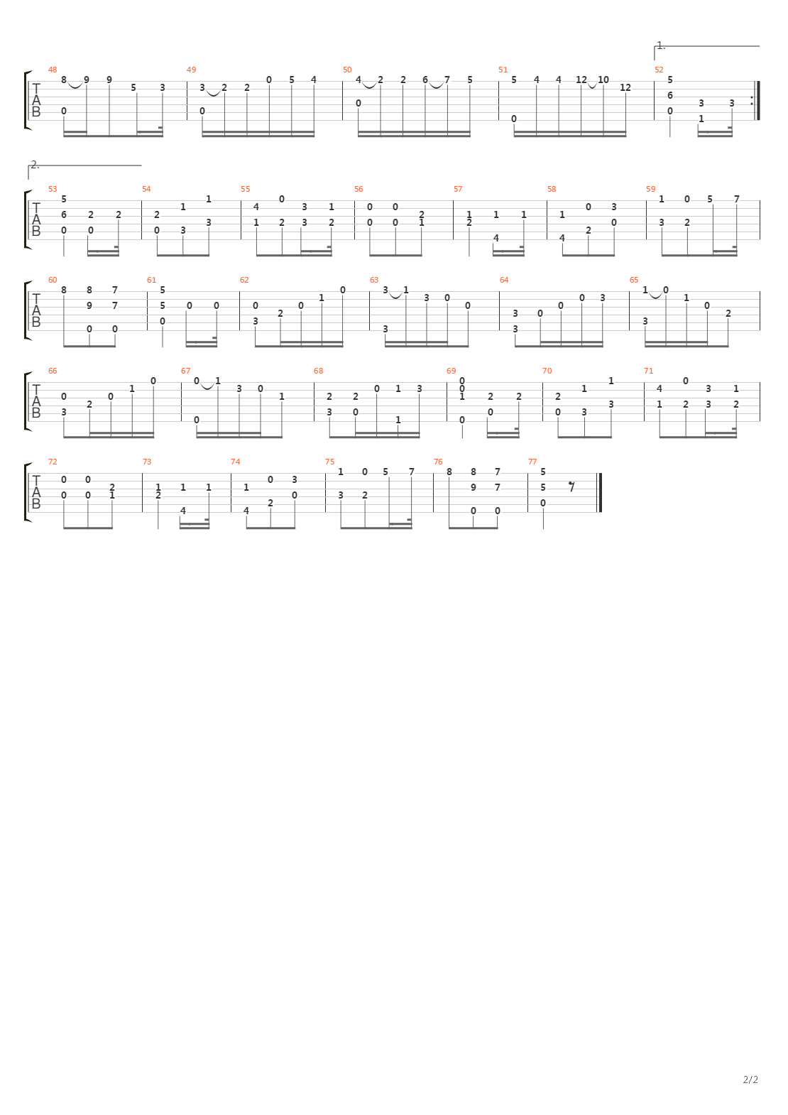 Opus 23 No 9吉他谱