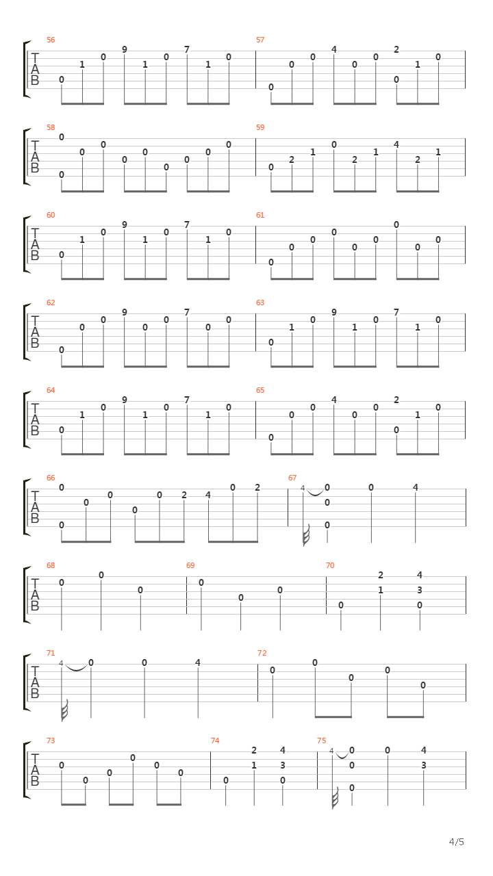 Opus 3 No 12吉他谱