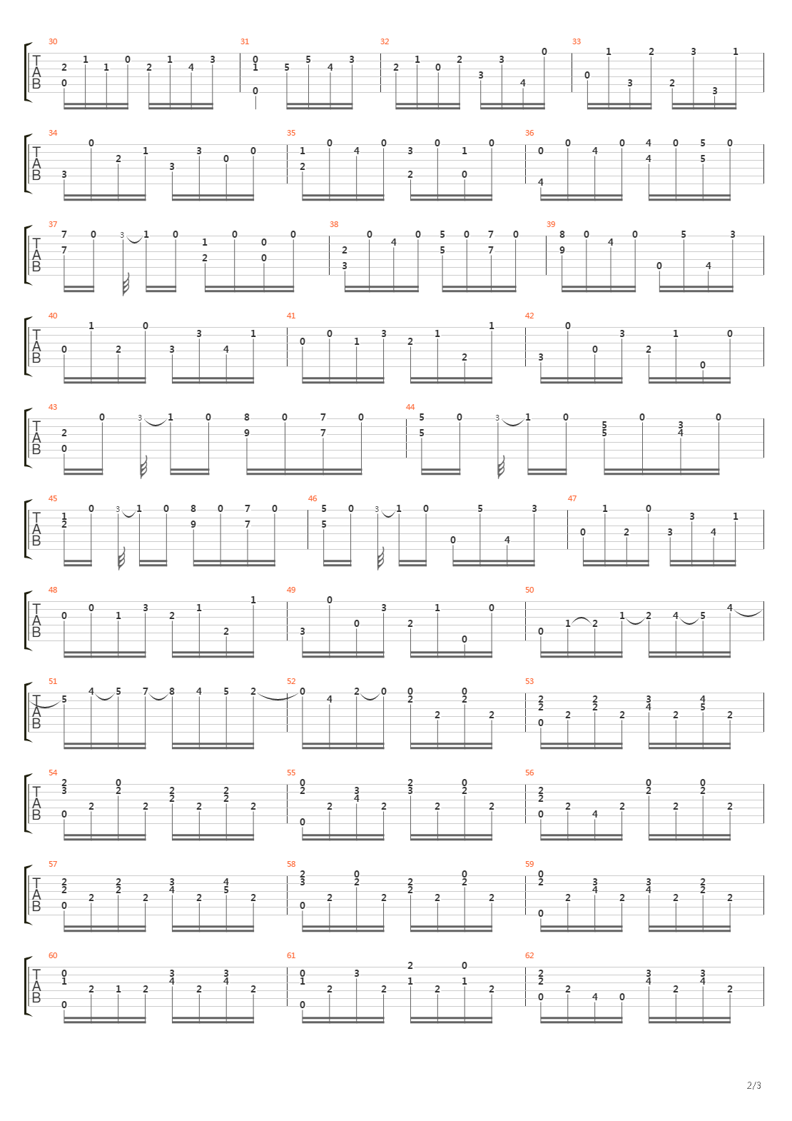 Opus 3 No 8吉他谱