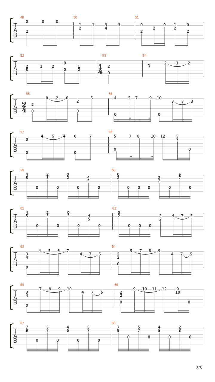 Opus 5 No 17吉他谱