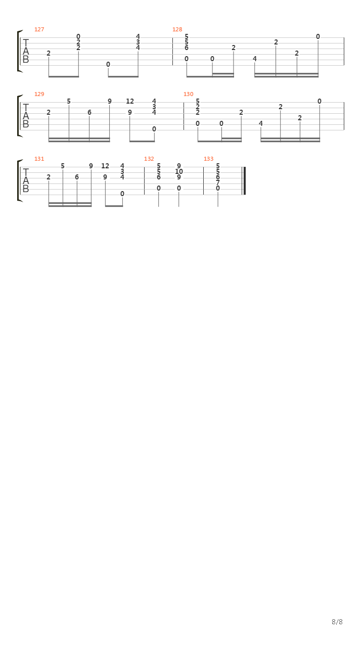 Opus 5 No 17吉他谱