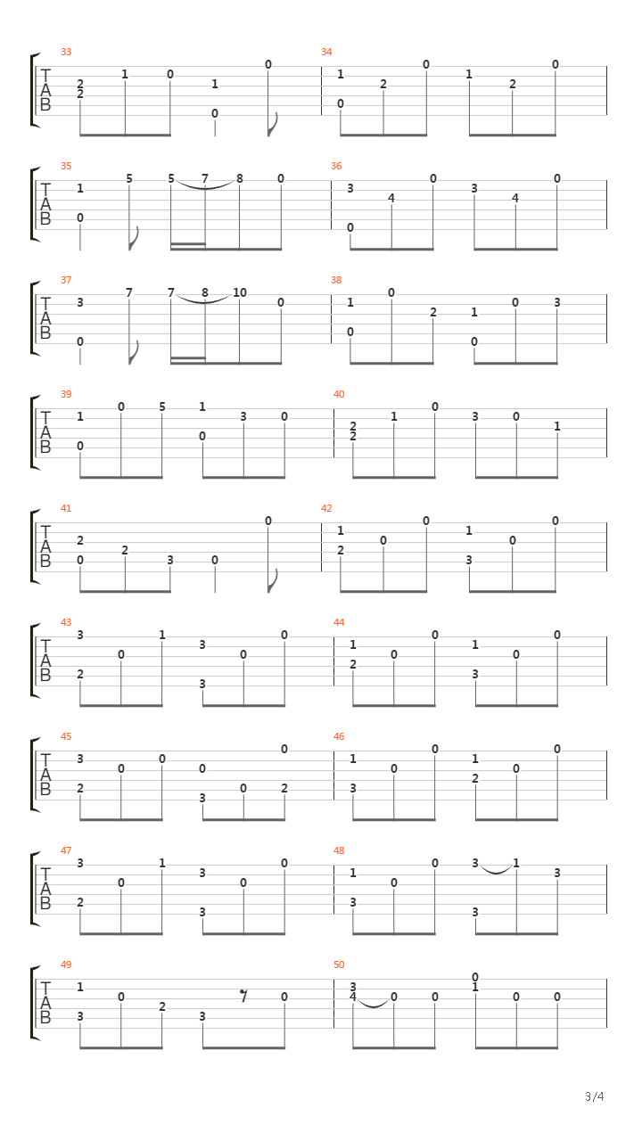 Opus 5 No 2吉他谱