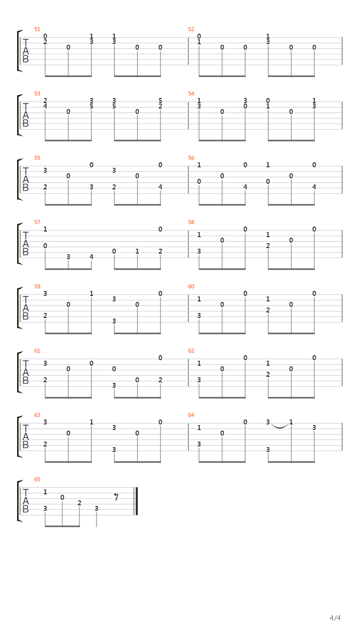 Opus 5 No 2吉他谱