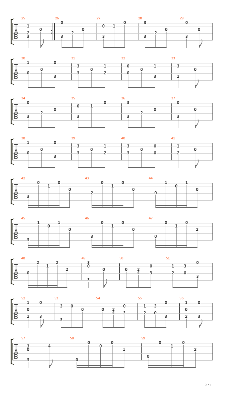 Opus 59 No 2吉他谱