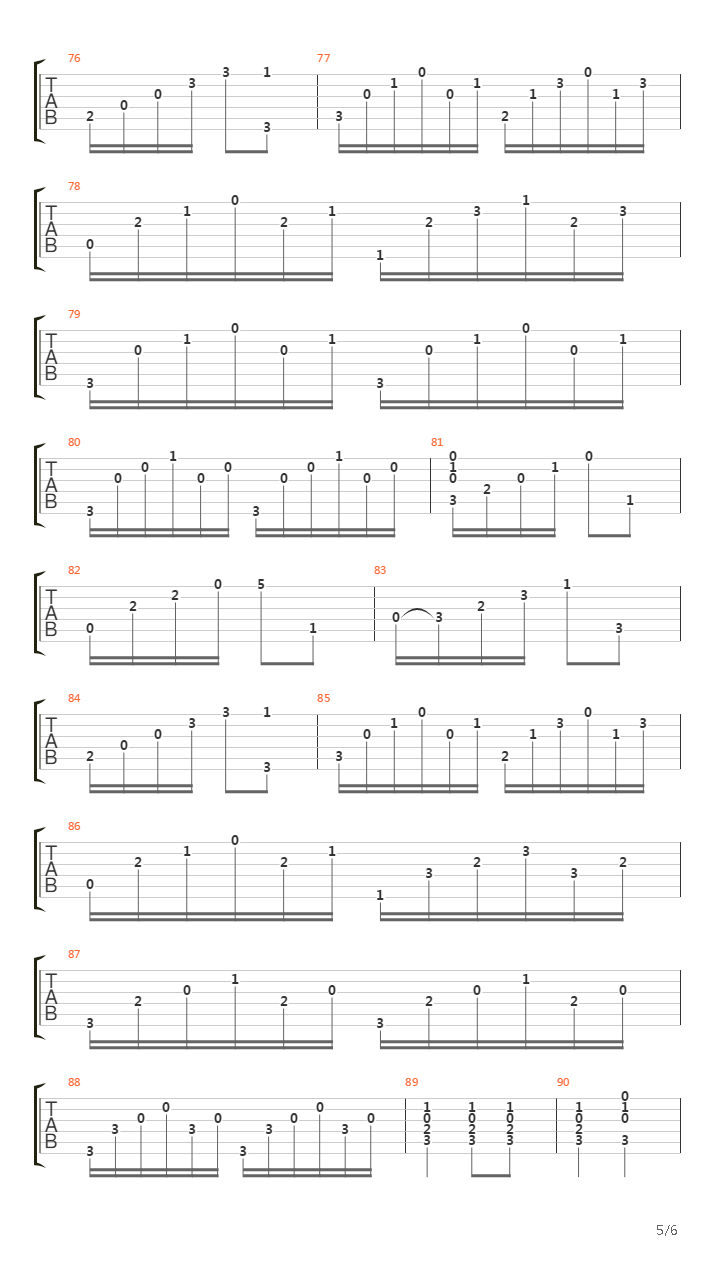 Opus 59 No 42吉他谱
