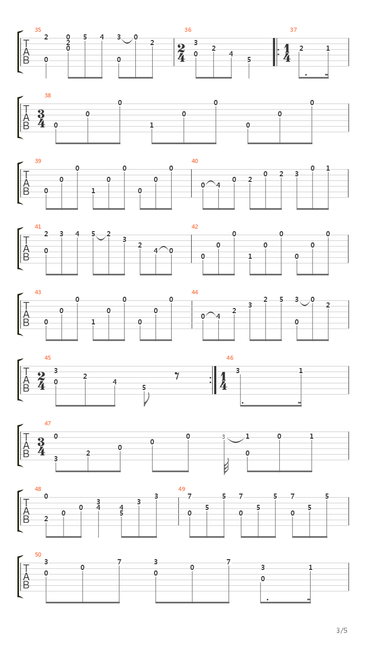 Opus 59 No 43吉他谱