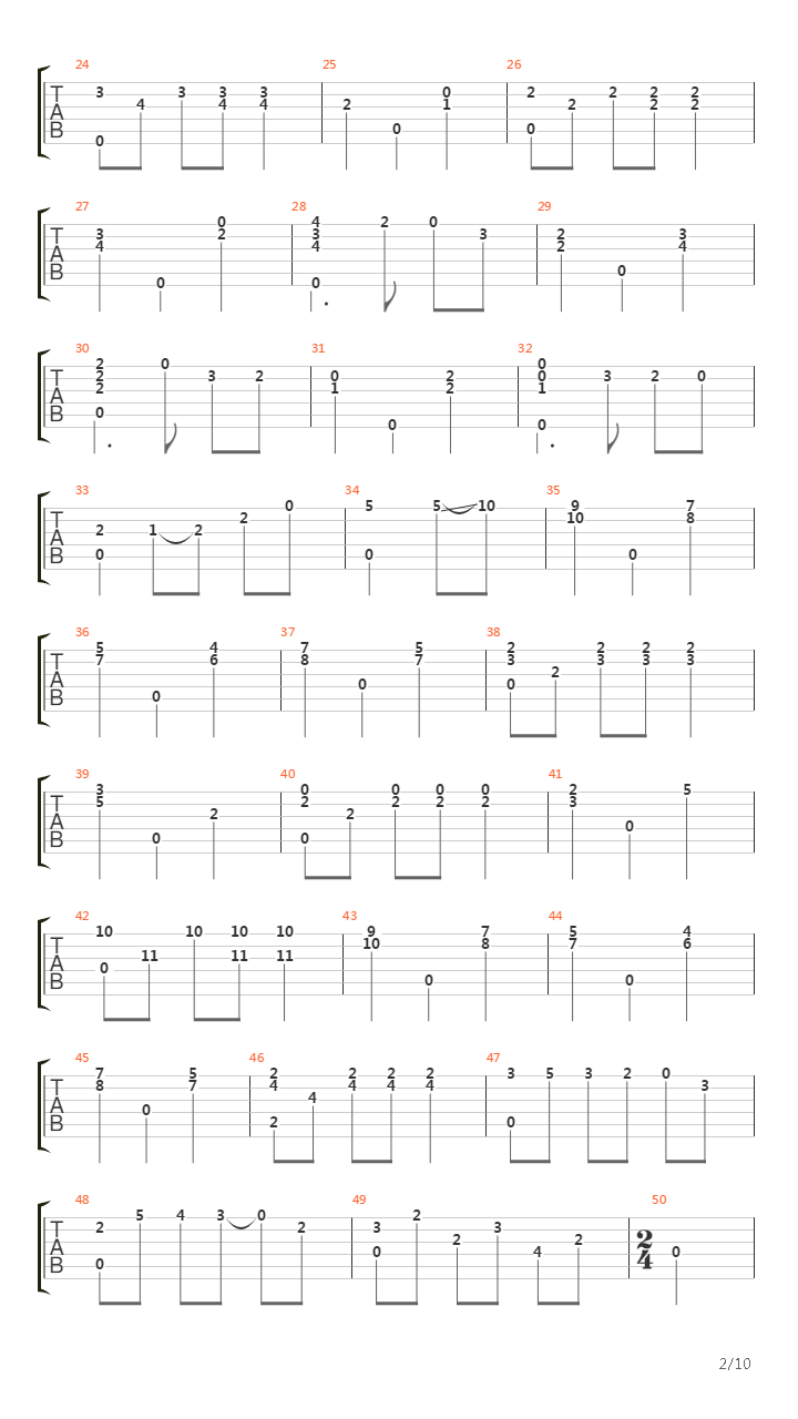 Opus 59 No 45吉他谱