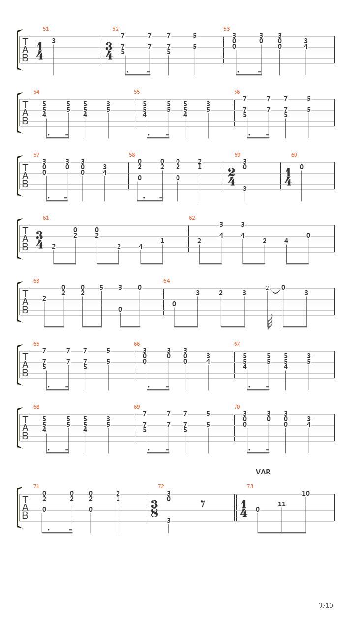 Opus 59 No 45吉他谱