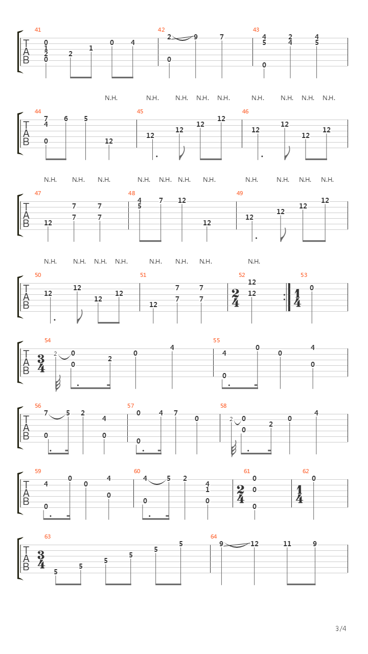 Opus 59 No 46吉他谱