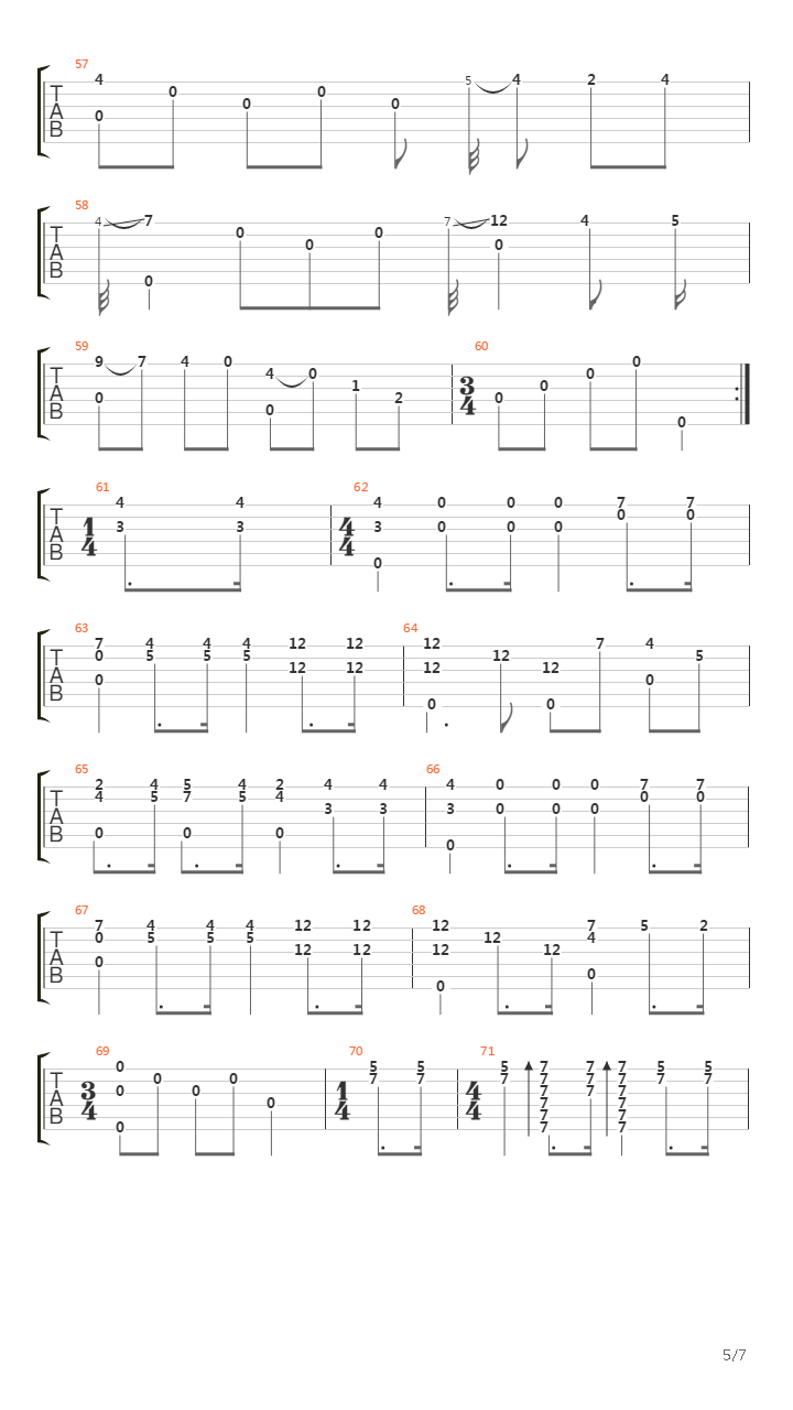 Opus 59 No 48吉他谱