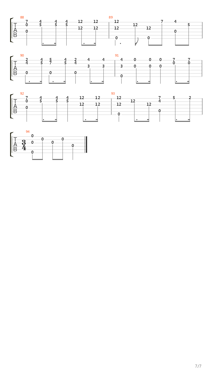 Opus 59 No 48吉他谱