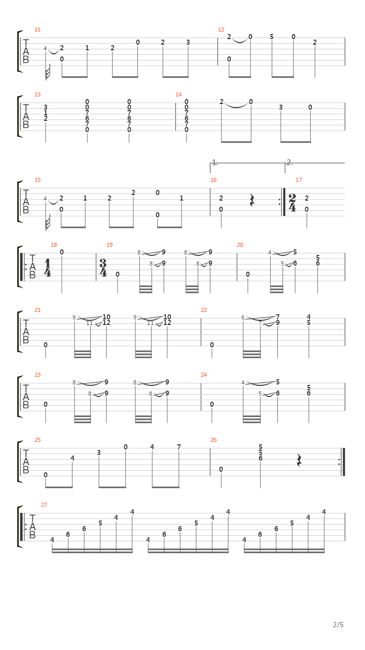 Opus 59 No 49吉他谱