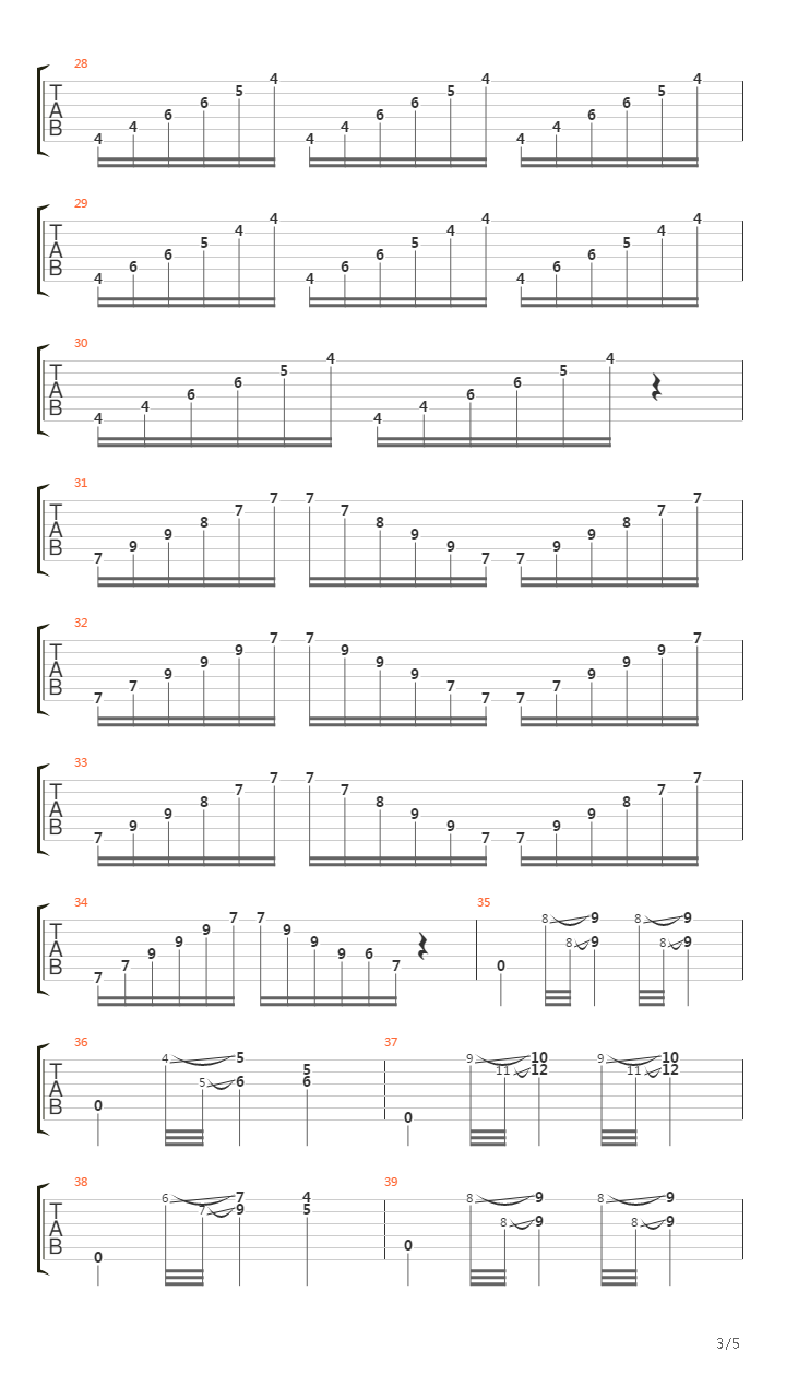 Opus 59 No 49吉他谱