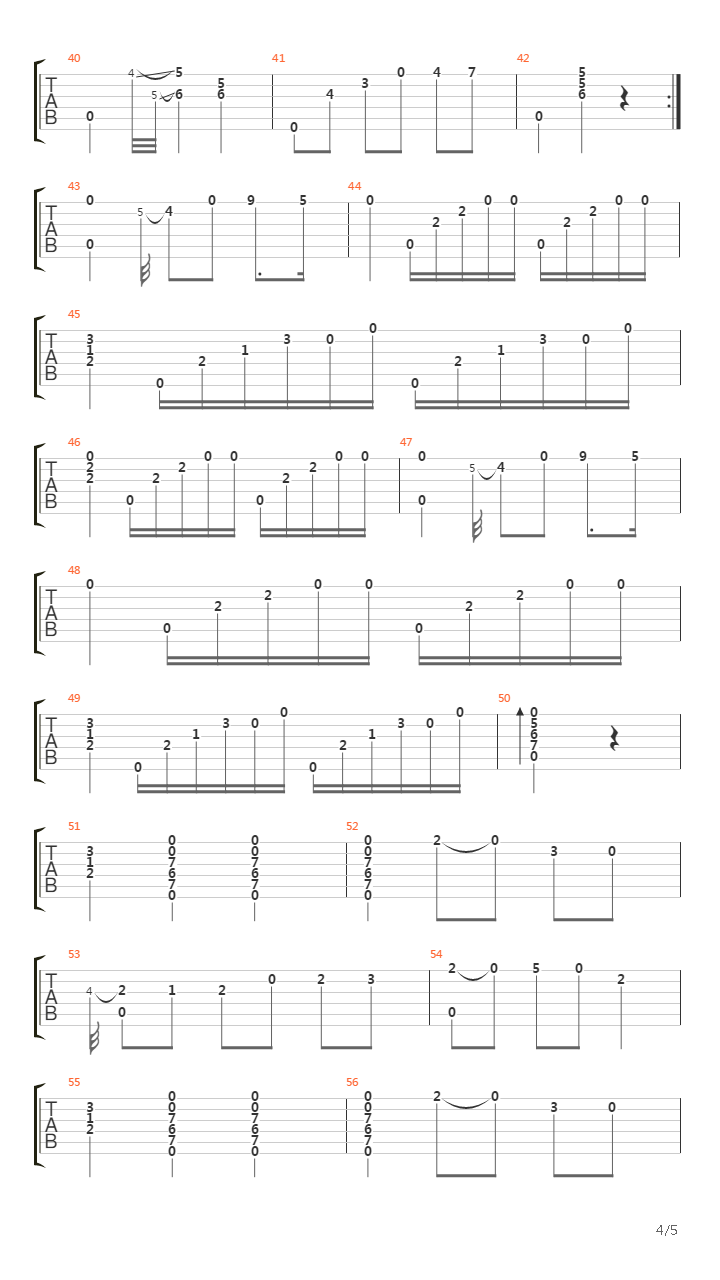 Opus 59 No 49吉他谱