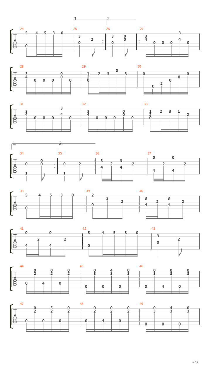 Opus 59 No 5吉他谱