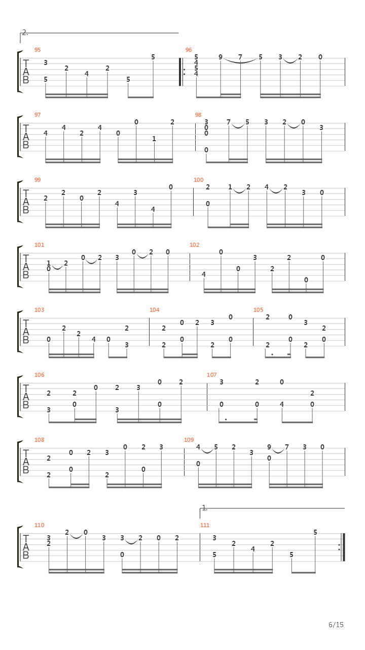 Opus 6 - Introduction, Theme, Variations & Finale吉他谱