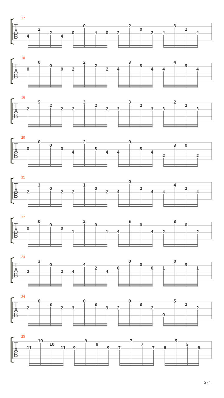 Opus 60 No 12吉他谱