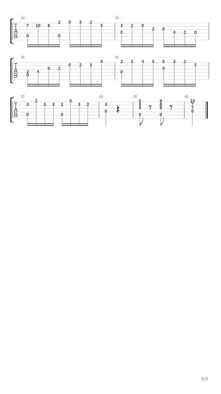 Opus 60 No 14吉他谱