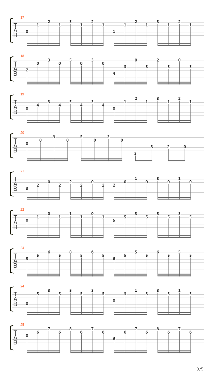 Opus 60 No 15吉他谱