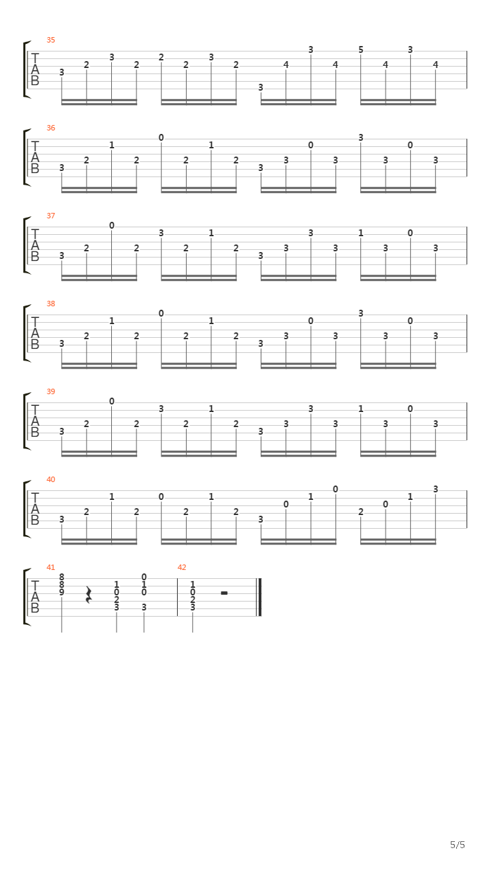 Opus 60 No 15吉他谱