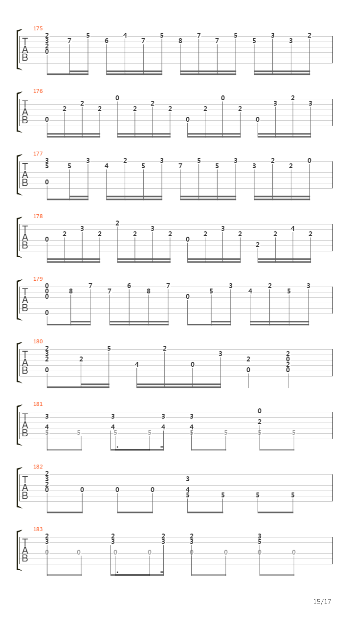 Opus 7 - Thema & Variations吉他谱