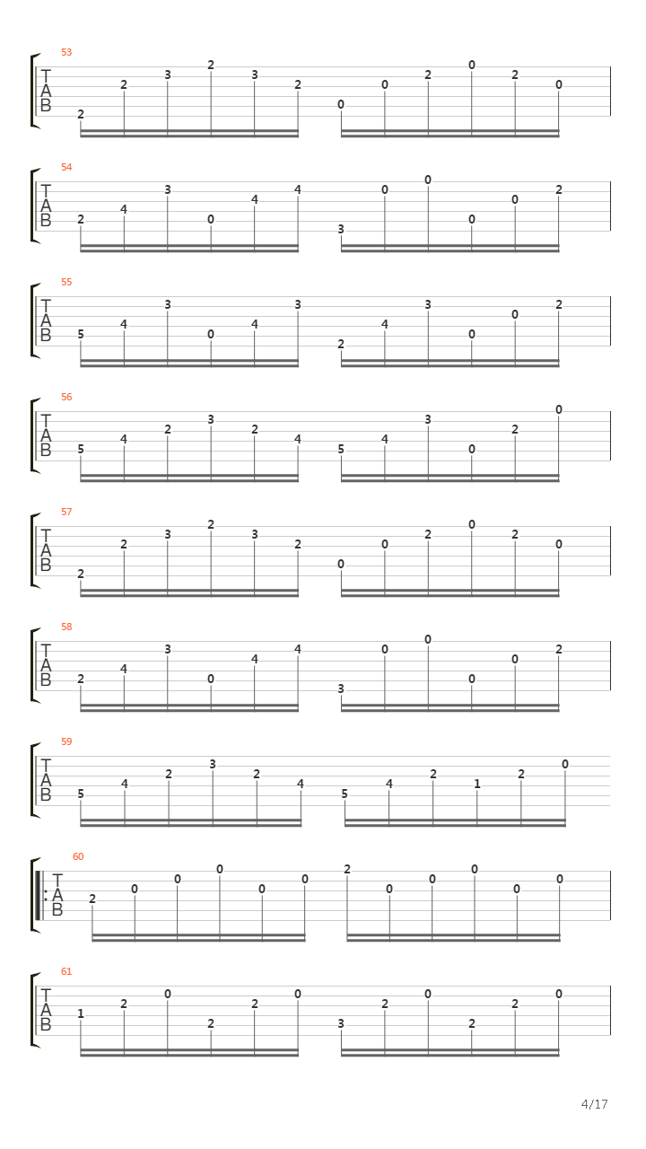 Opus 7 - Thema & Variations吉他谱