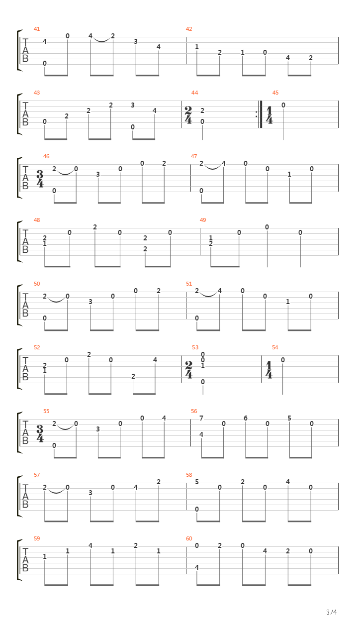 Opus 8 No 11吉他谱