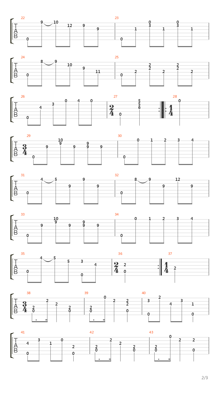 Opus 8 No 12吉他谱