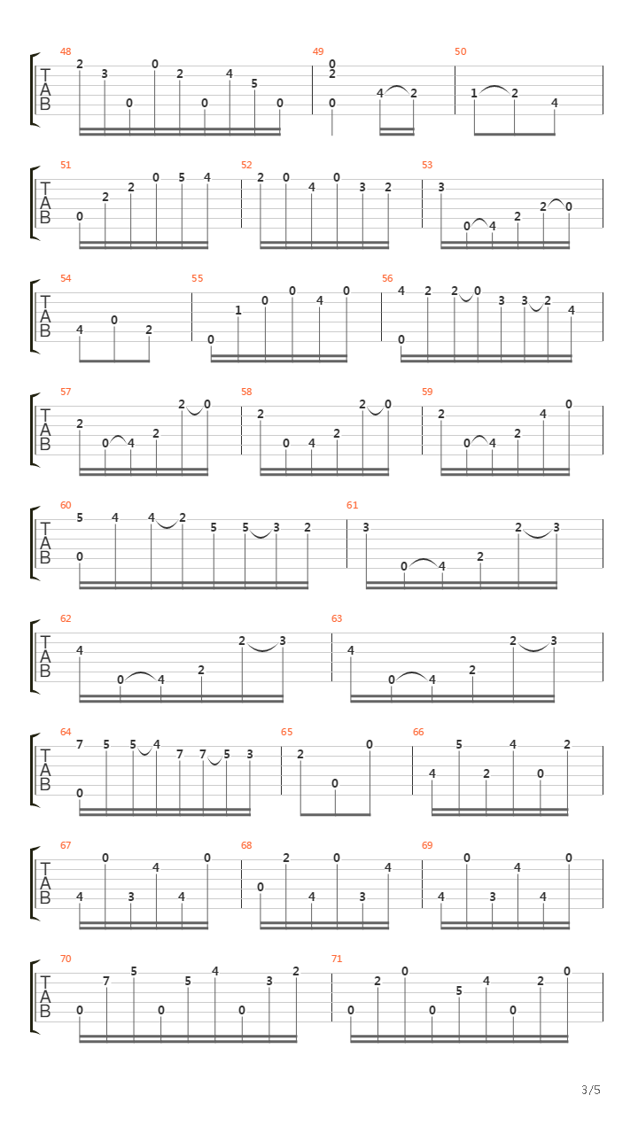 Opus 8 No 15吉他谱