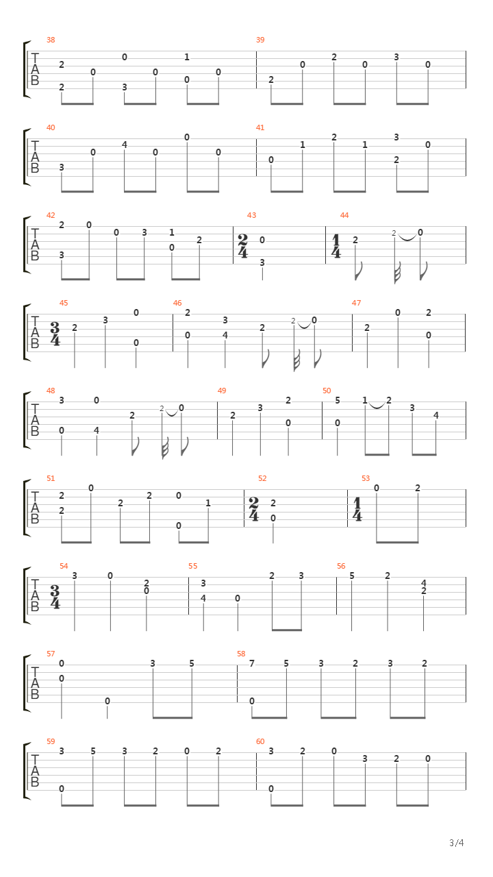 Opus 8 No 9吉他谱