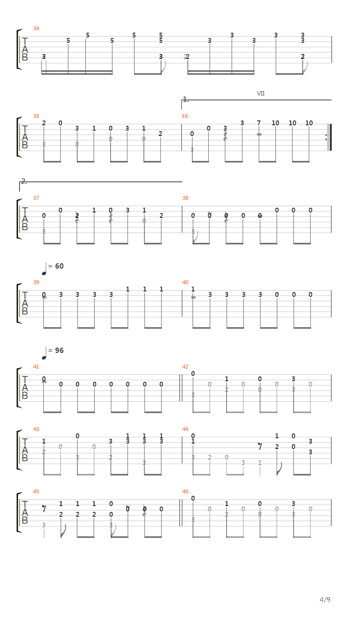 Rondo from 2 part in C-dur吉他谱