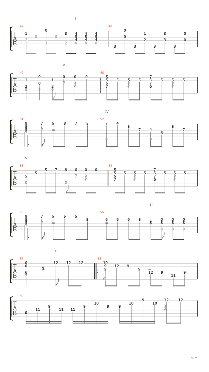 Rondo from 2 part in C-dur吉他谱