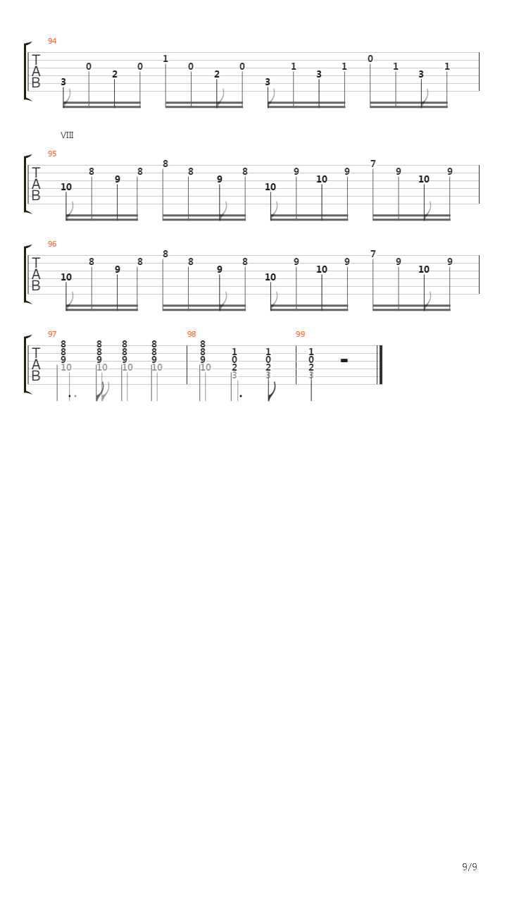 Rondo from 2 part in C-dur吉他谱