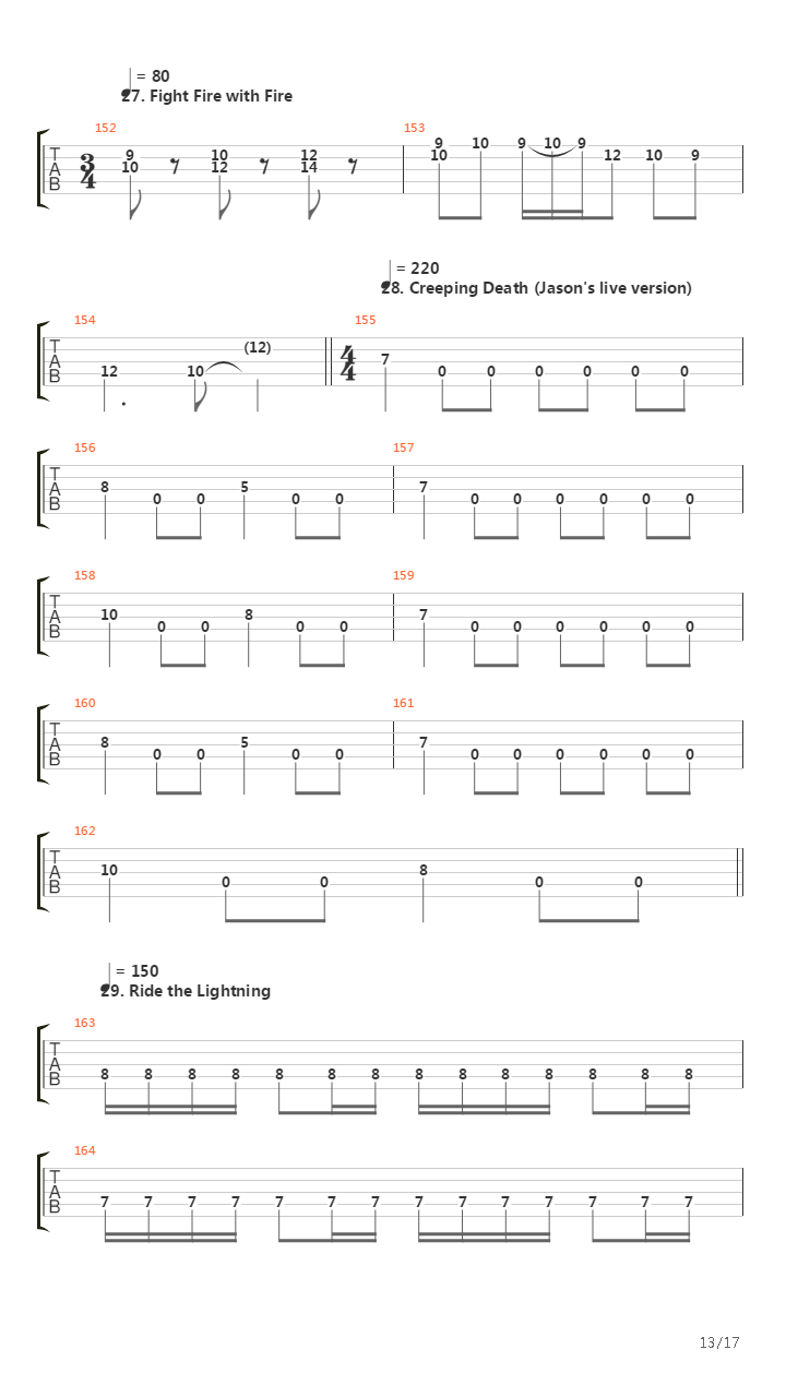 35 Bass Riffs (by Andriy Vasylenko)吉他谱