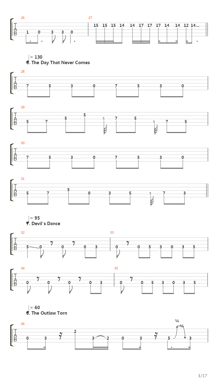 35 Bass Riffs (by Andriy Vasylenko)吉他谱